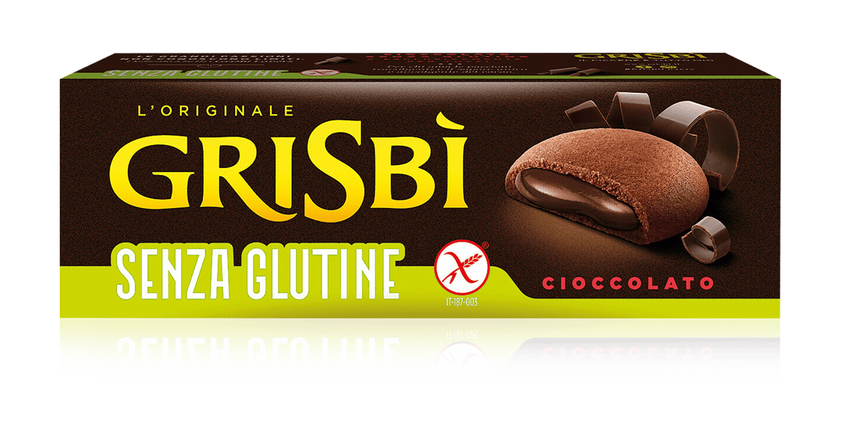 Grisbì Senza Glutine al Cioccolato - Packaging